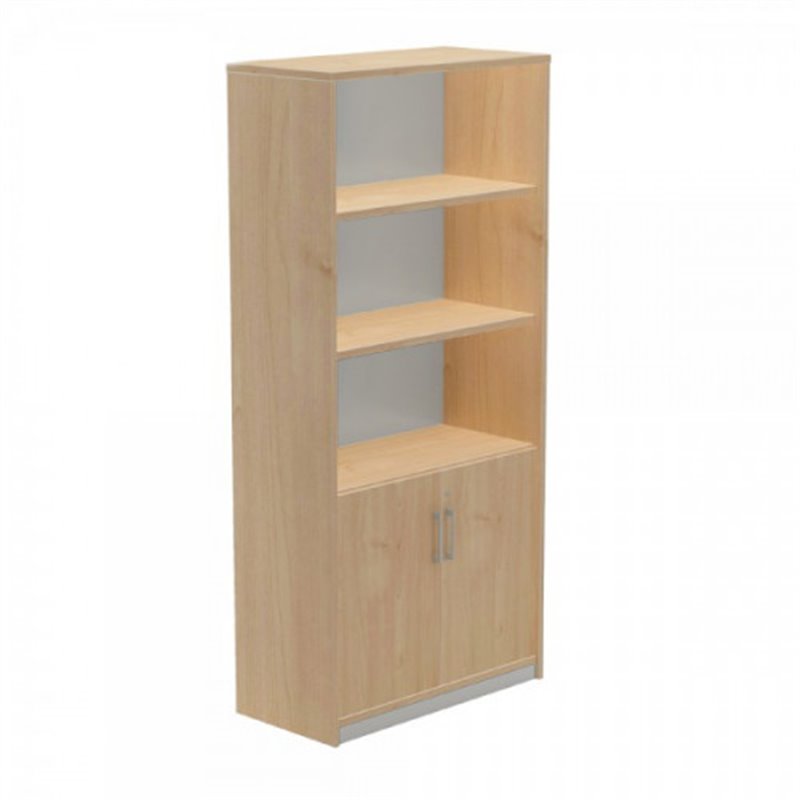 ARMARIO ALTO CON PUERTAS BAJAS 195X90X45 ESTRUCTURA ROBLE/PUERTAS ROBLE ROCADA 1103AR08V24