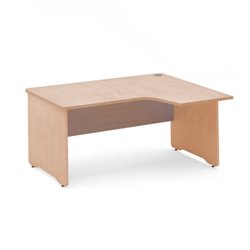 MESA DE OFICINA SERIE WORK CON FORMA DE L DERECHA 160X110 HAYA/HAYA ROCADA 2051AA01V24