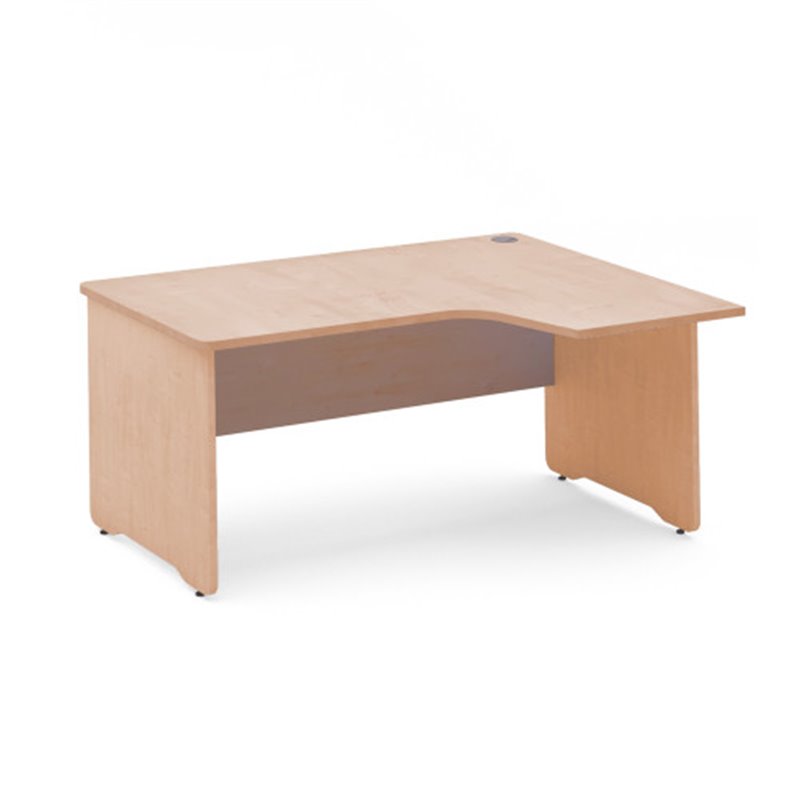 MESA DE OFICINA SERIE WORK CON FORMA DE L DERECHA 160X110 HAYA/HAYA ROCADA 2051AA01V24