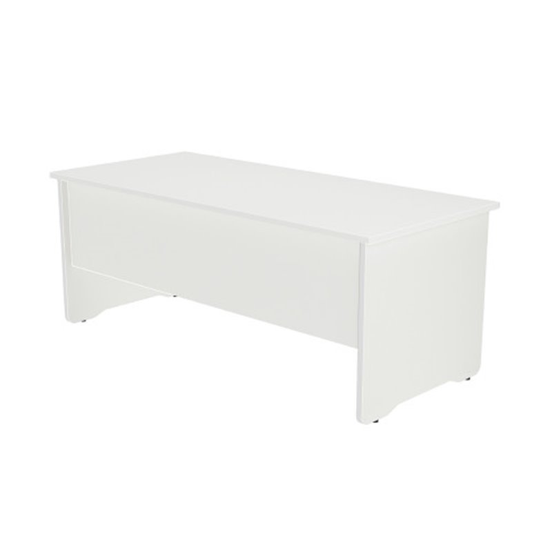 MESA DE OFICINA SERIE WORK 200X80 BLANCO / BLANCO ROCADA 2004AW04V24