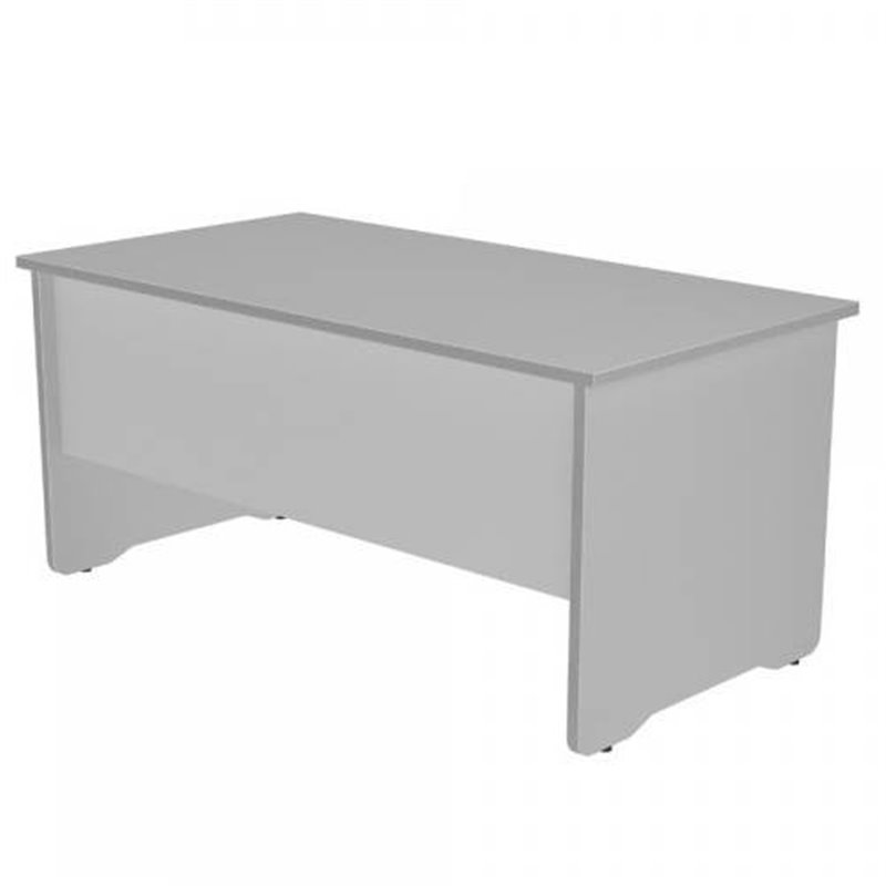 MESA DE OFICINA SERIE WORK 160X80 GRIS / GRIS ROCADA 2002AN02V24