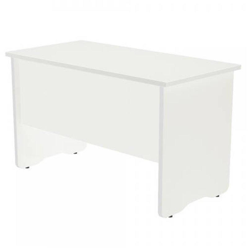 MESA DE OFICINA SERIE WORK 120X60 BLANCO / BLANCO ROCADA 2000AW04V24