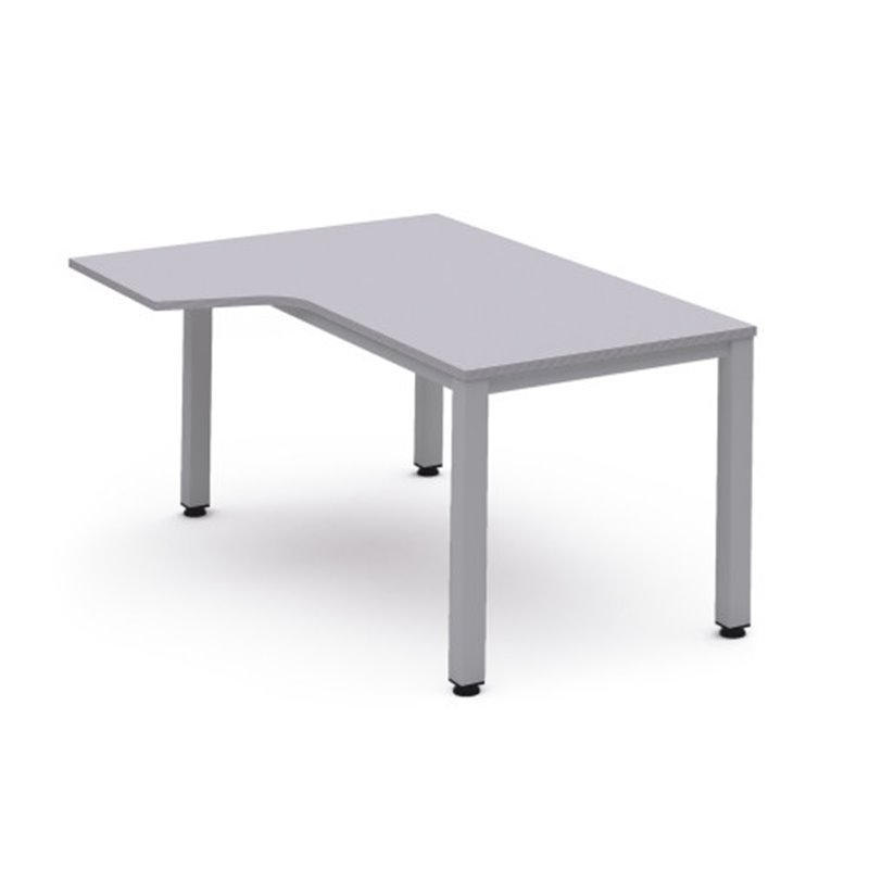 MESA DE OFICINA SERIE EXECUTIVE FORMA L IZQUIERDA 180X110 GRIS / GRIS ROCADA 2054AD02
