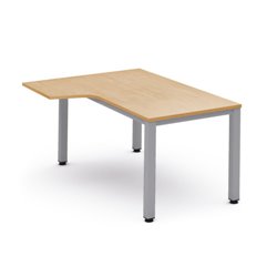 MESA DE OFICINA SERIE EXECUTIVE FORMA L IZQUIERDA 180X110 GRIS / HAYA ROCADA 2054AD01