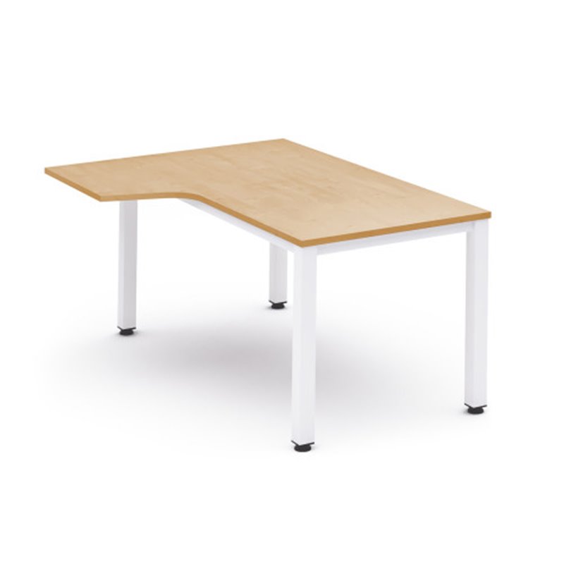 MESA DE OFICINA SERIE EXECUTIVE FORMA L IZQUIERDA 160X110 BLANCO/HAYA ROCADA 2053AM01