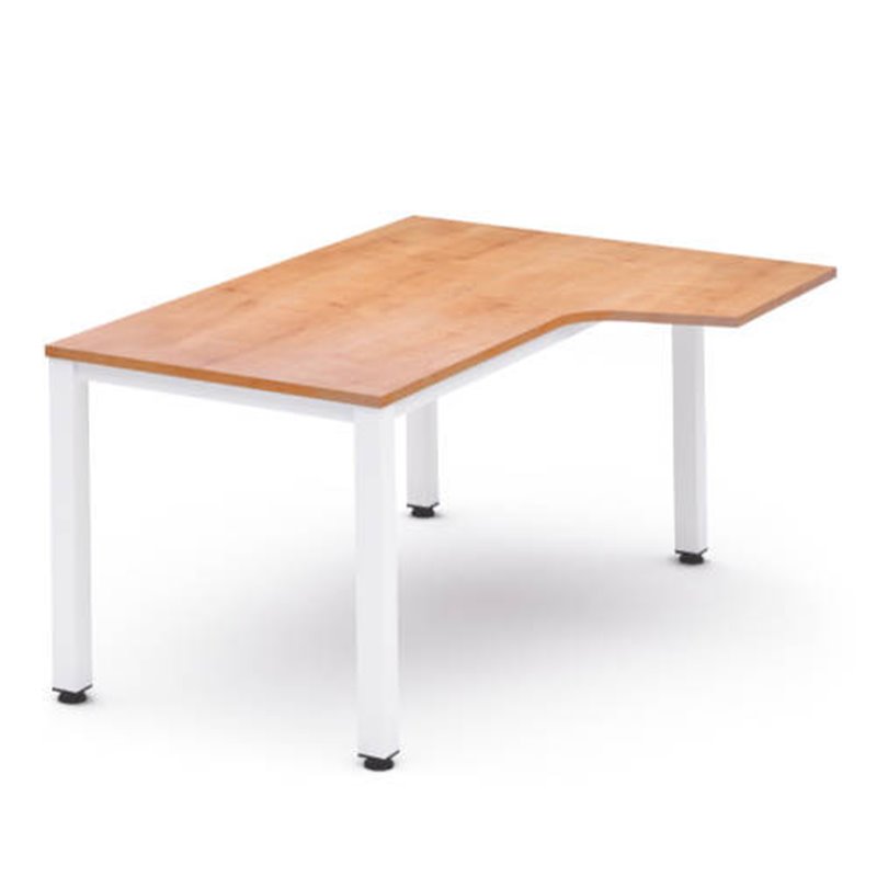 MESA DE OFICINA SERIE EXECUTIVE FORMA L DERECHA 180X110 BLANCO/ROBLE ROCADA 2052AM08