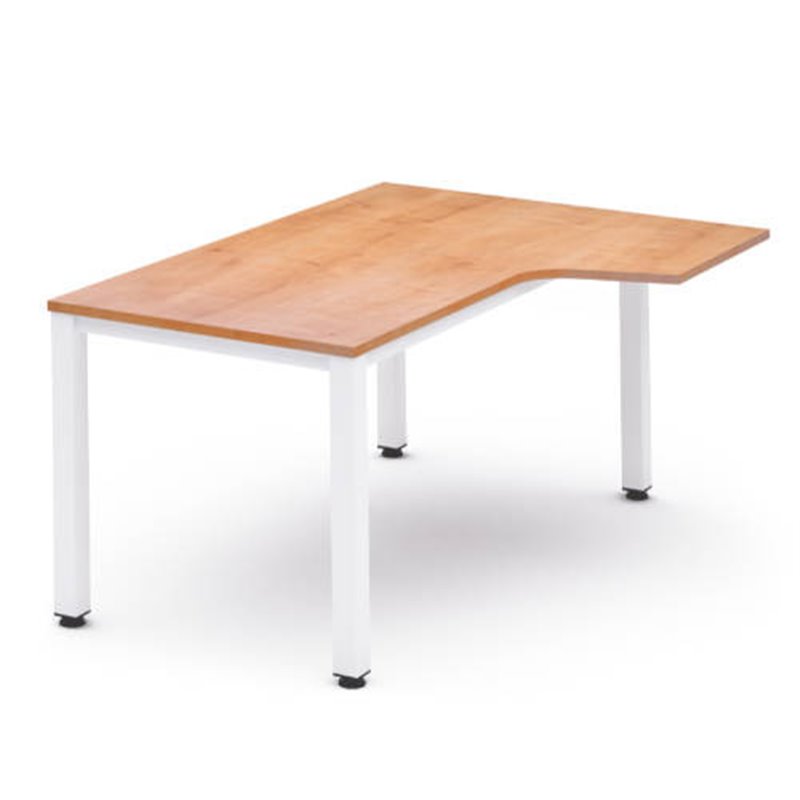 MESA DE OFICINA SERIE EXECUTIVE FORMA L DERECHA 160X110 BLANCO/ROBLE ROCADA 2051AM08