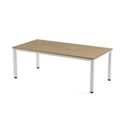 MESA DE OFICINA SERIE EXECUTIVE 200X100 BLANCO/ ROBLE ROCADA 2005AM08