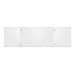 PIZARRA TRIPTICA LACADA BLANCA 400X100 (200X100 CERRADA) ROCADA 6729V25