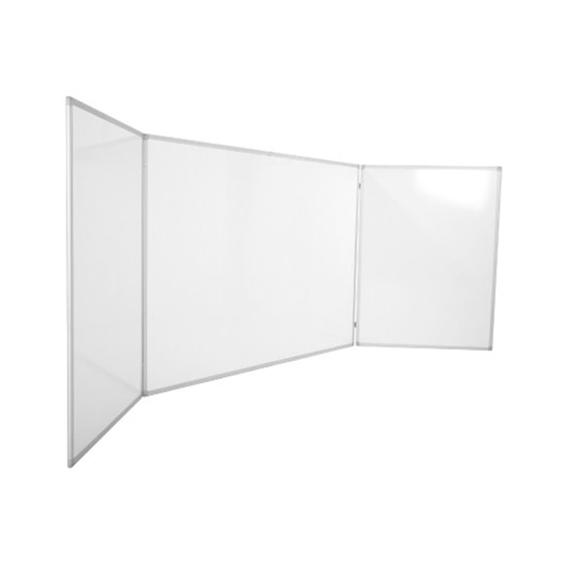 PIZARRA TRIPTICA LACADA BLANCA 240X90 (120X90 CERRADA) ROCADA 6728V25