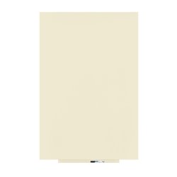 PIZARRA SIN MARCO SKINWHITEBOARD COLOR BLANCO PERLA ESCALA DE AMARILLOS. MEDIDA 100X150CM MAGNÉTICA MODULAR ROCADA 6421R-1013