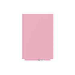 PIZARRA SIN MARCO SKINWHITEBOARD COLOR ROSA CLARO ESCALA DE ROJOS. MEDIDA 75X115CM MAGNÉTICA MODULAR ROCADA 6420R-3015