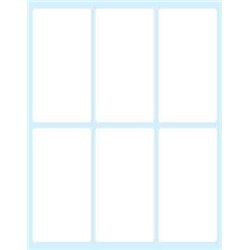 PAQUETE 10 HOJAS ETIQUETAS BLANCAS EN SOBRE-74X38 MM TICO E-7438