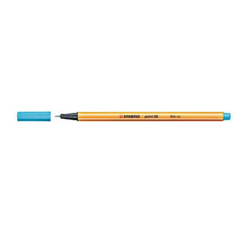 ROTULADOR PUNTA FINA POINT 88 0.4MM AZUL CLARO STABILO 88/57