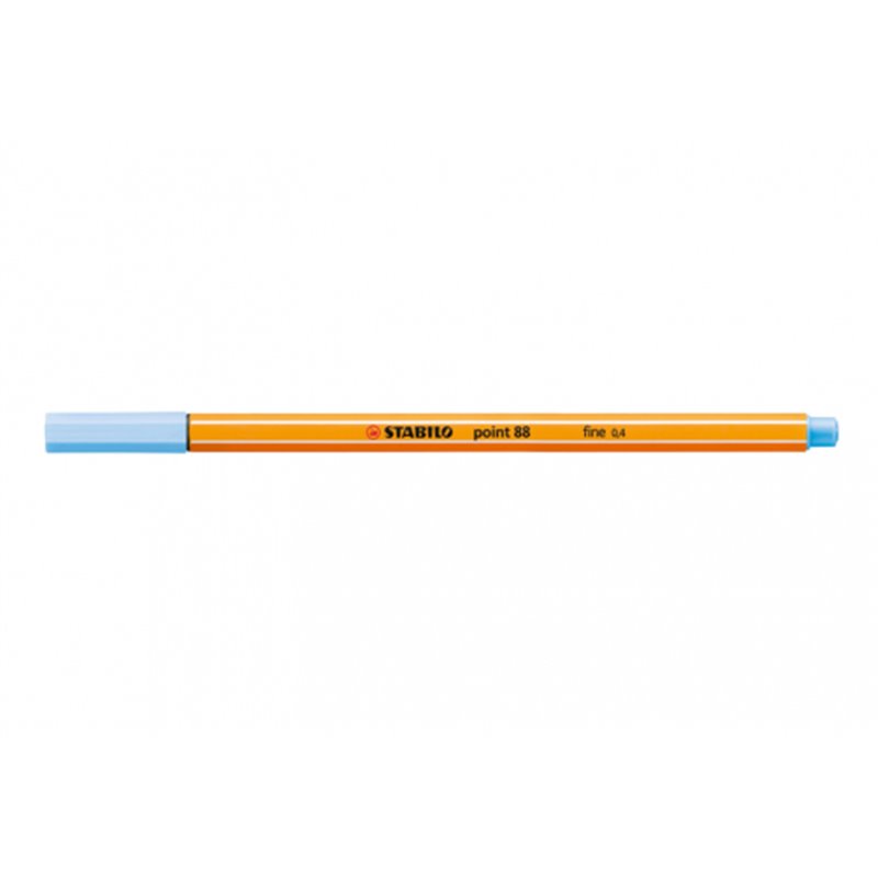 ROTULADOR PUNTA FINA POINT 88 0.4MM AZUL HIELO STABILO 88/11