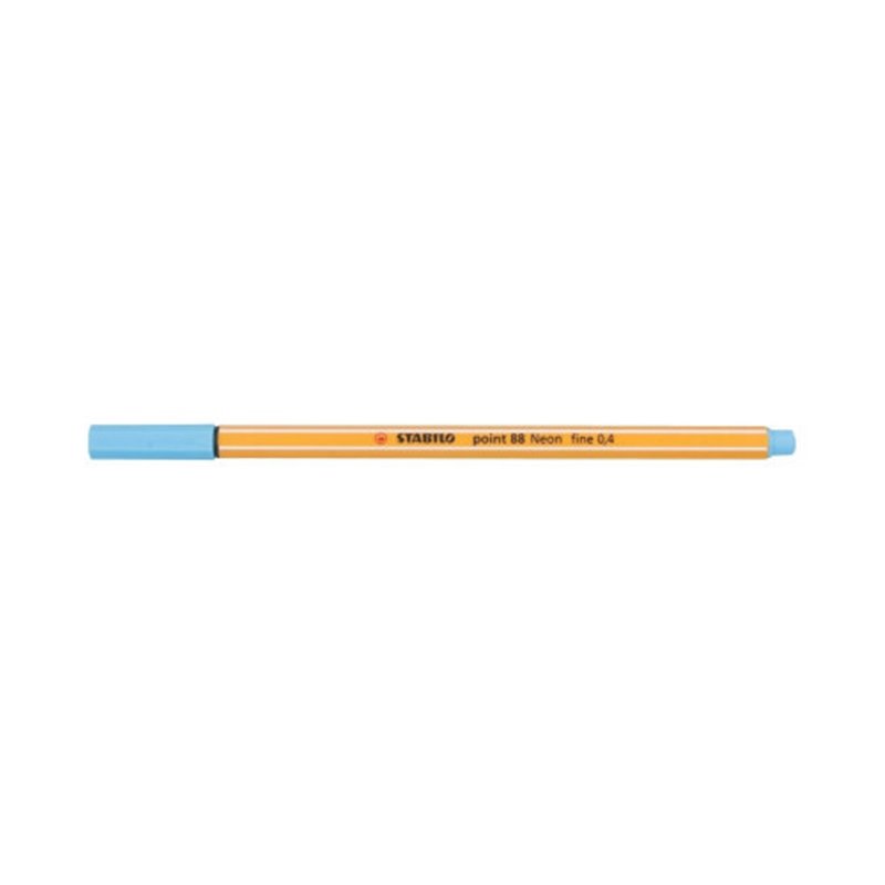 ROTULADOR PUNTA FINA POINT 88 0.4MM AZUL NEON STABILO 88/031