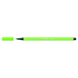 ROTULADOR PUNTA FIBRA MEDIA 1MM. PEN 68 VERDE NEON STABILO 68/033