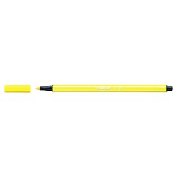 ROTULADOR PUNTA FIBRA MEDIA 1MM. PEN 68 AMARILLO NEON STABILO 68/024