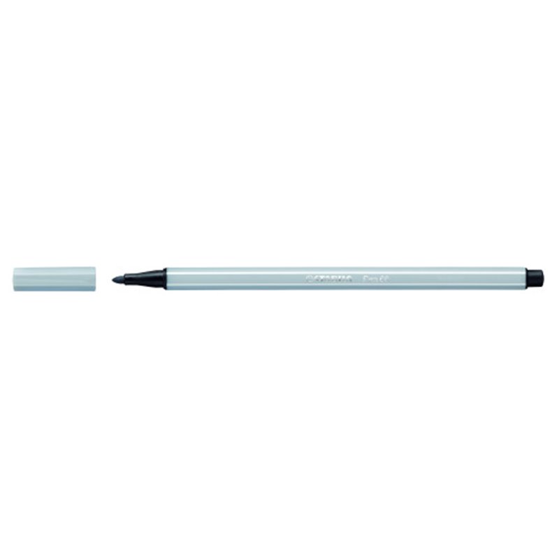 ROTULADOR PUNTA FIBRA MEDIA 1MM. PEN 68 GRIS CLARO STABILO 68/94