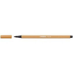 ROTULADOR PUNTA FIBRA MEDIA 1MM. PEN 68 OCRE OSCURO STABILO 68/89