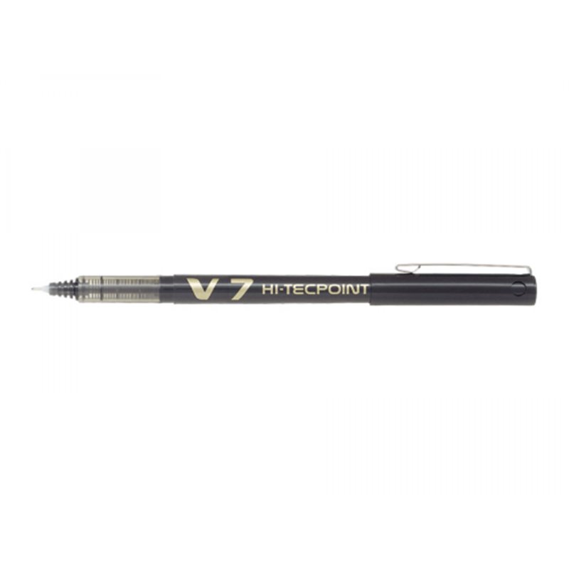 BOLIGRAFO ROLLER TINTA LIQUIDA V7 NEGRO PILOT BX-V7-B