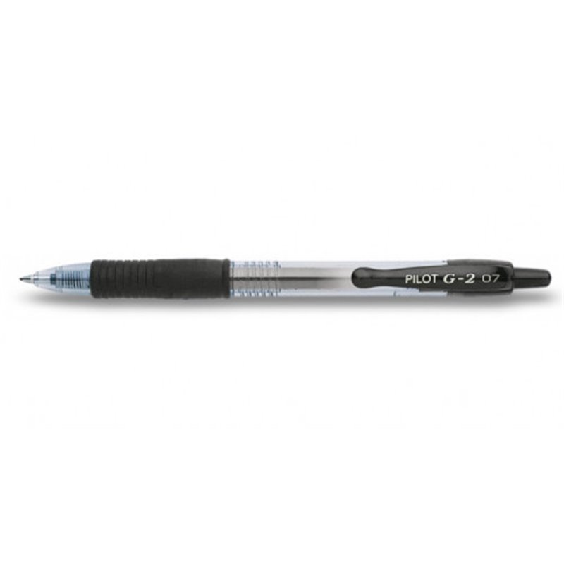 BOLIGRAFO ROLLER GEL RETRAC.G-2 NEGRO PILOT BL-G2-7-B