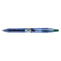 BOLIGRAFO B2P RETRACTIL VERDE PILOT BL-B2P-7-G-BG