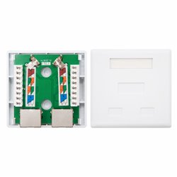 Nanocable 10.21.1102 caja de tomacorriente RJ-45