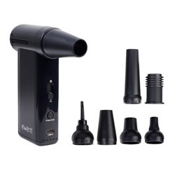 EWENT PISTOLA DE AIRE COMPRIMIDO 8 VELOCIDADES, ASPIRADOR, BOMBA DE VACIO E INFLADOR (130000 RPM)