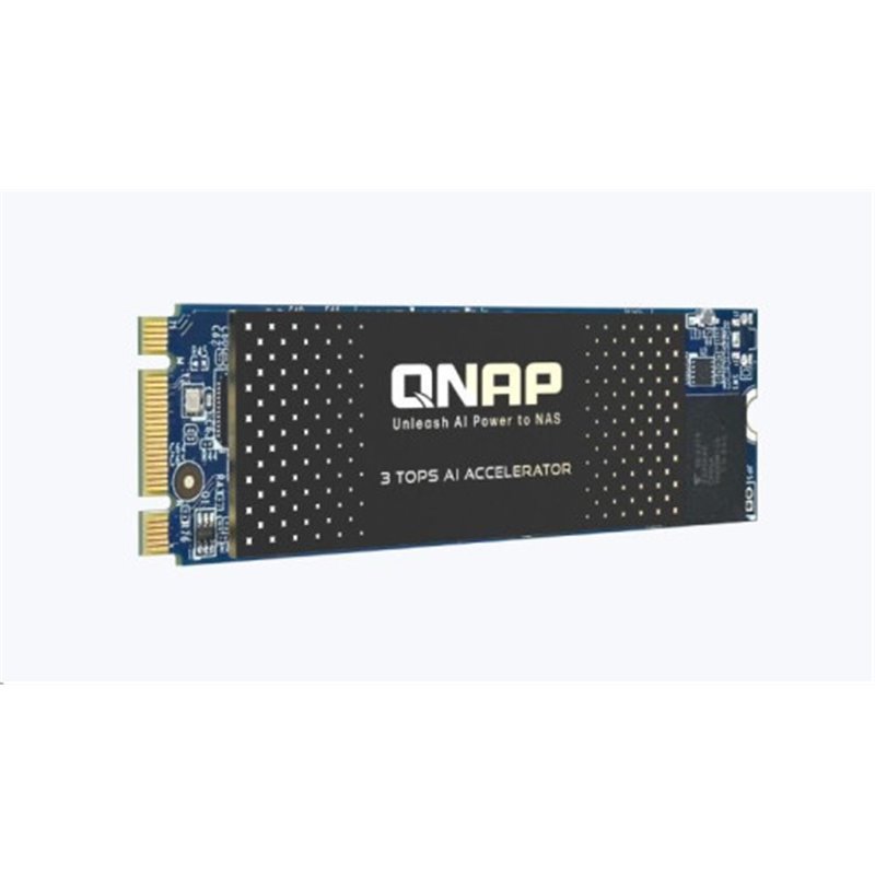 QNAP ROCKCHIP RK1808 CORTEX-A35 1.6GHZ, 3 TOPS NPU, M.2 2280 PCIE GEN2 X1 AI ACCELERATOR