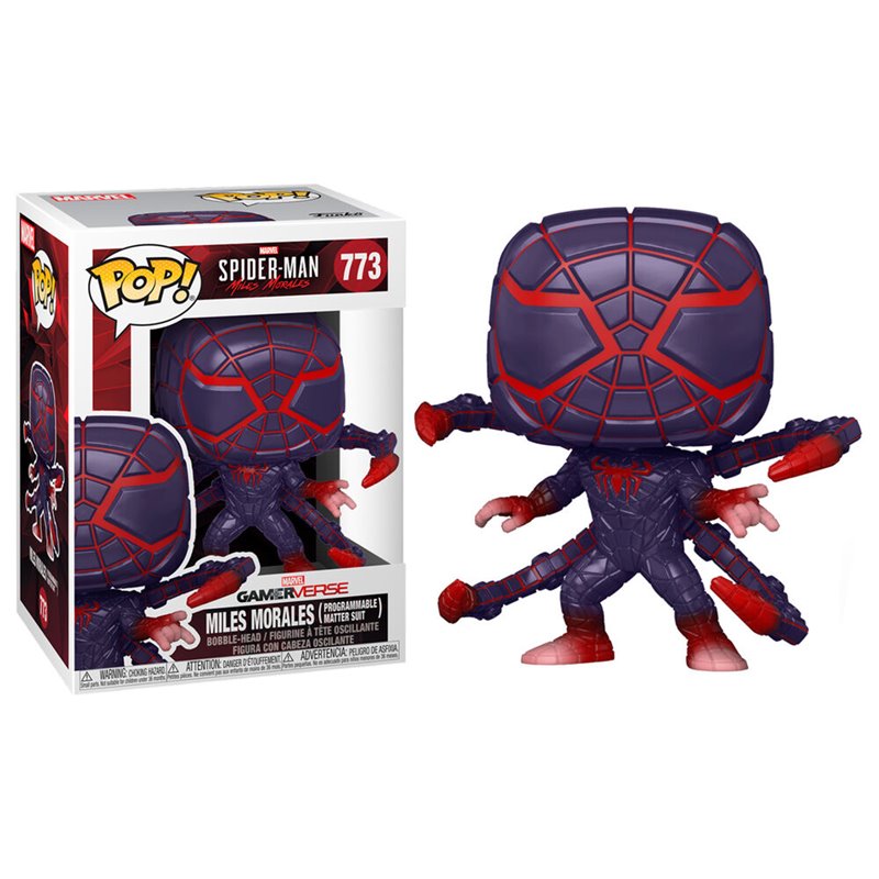POP MILES MORALES TRAJE DE MATERIA PROGRAMABLE 773