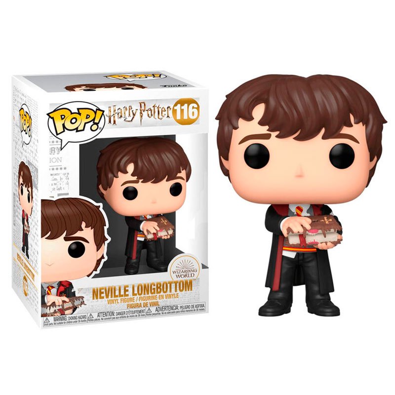 Funko Harry Potter Neville Longbottom con libro de monstruos 116
