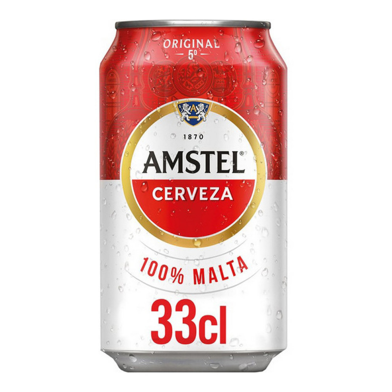 CERVEZA AMSTEL LATA 5%vol. 33cl