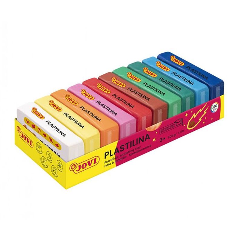 PLASTILINA JOVI 70 x 10und COLOR SURT.