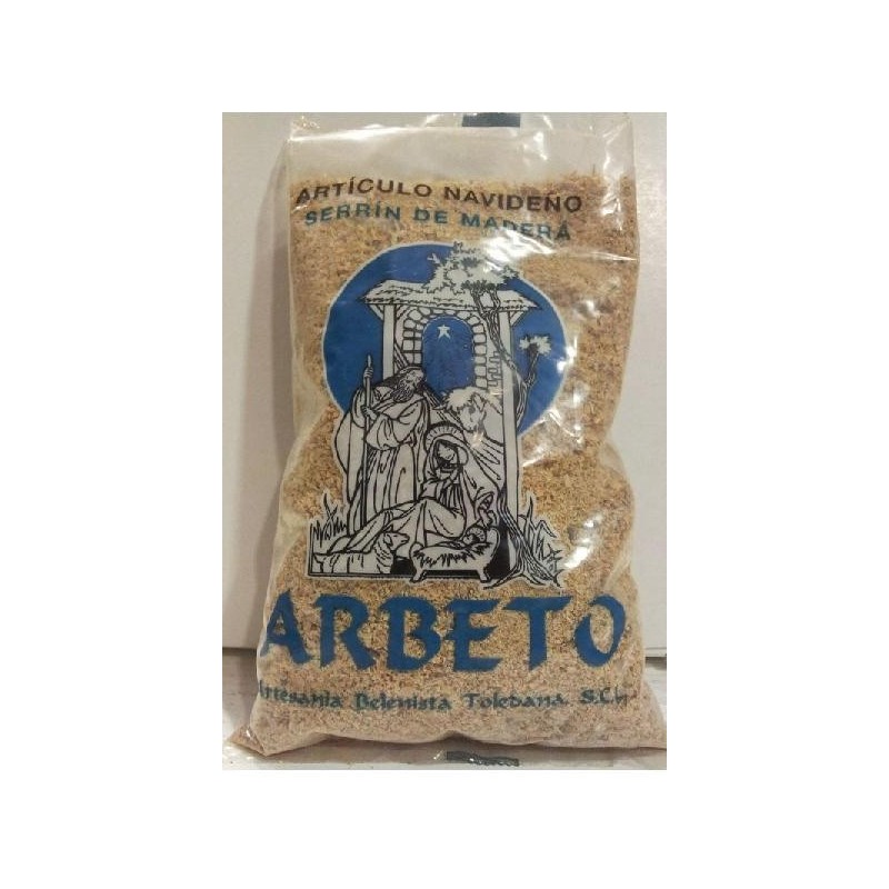 BOLSA SERRIN DE MADERA PARA  BELEN