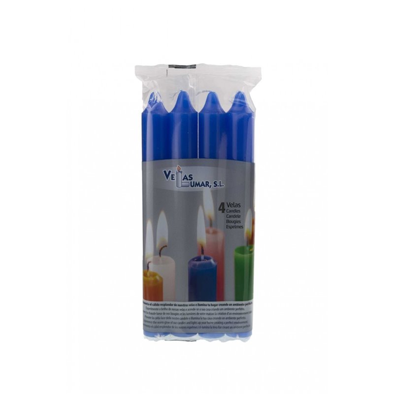Velas Cilindrica, Pack 4 - 175x20 mm