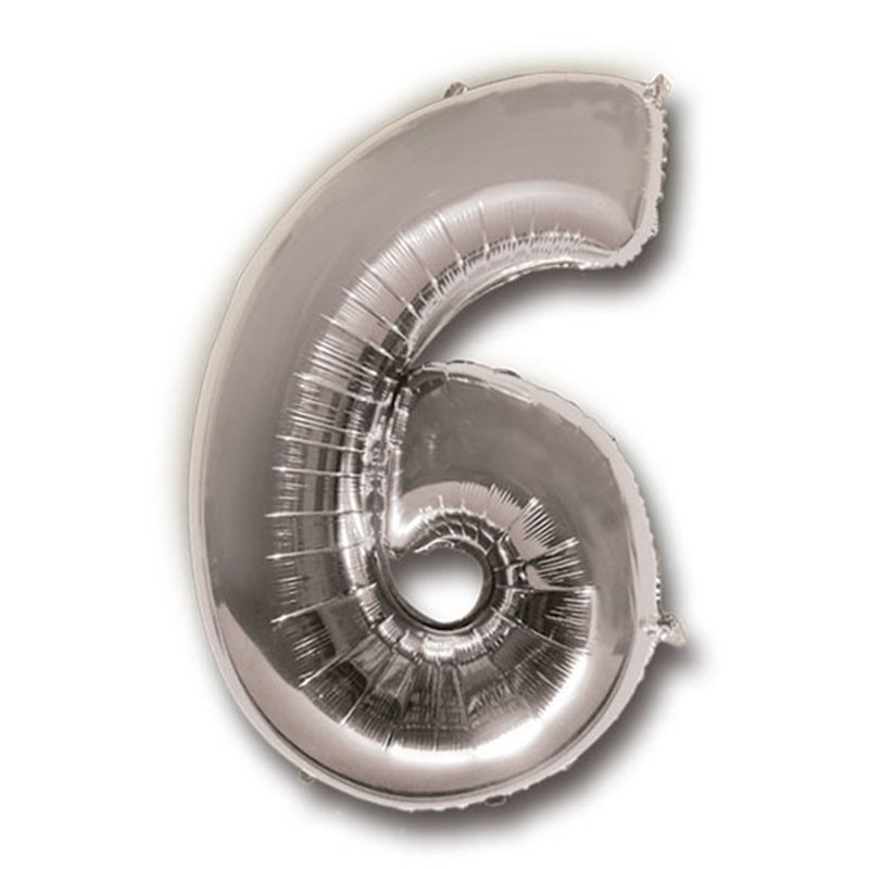 GLOBO NUMERO INFLABLE -  60 CM