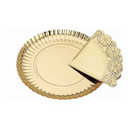 BANDEJA CARTON REDONDA + BLONDA