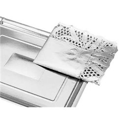 BANDEJA CARTON RECTANGULAR C/BLONDA