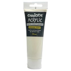 TUBO PASTA ESTRUCTURAL GRANO FINO CARIOCA ACRYLIC 75ML