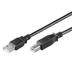 Ewent EW-UAB-018 cable USB 1,8 m 2.0 USB B USB A Negro