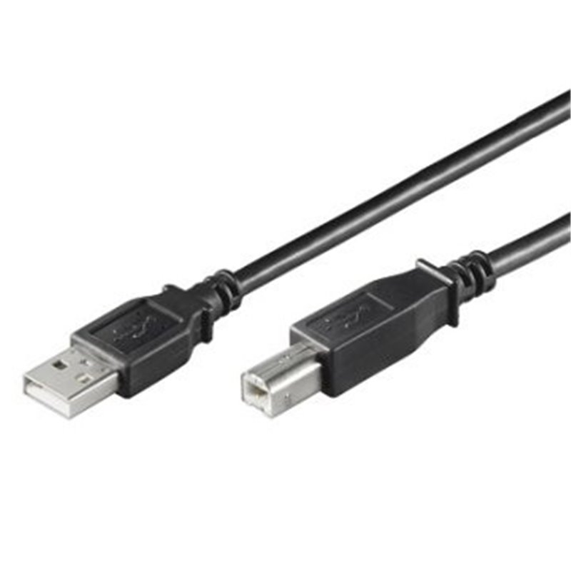 Ewent EW-UAB-018 cable USB 1,8 m 2.0 USB B USB A Negro