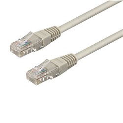 WP WPC-PAT-6U010 cable de red 1 m Cat6 U/UTP (UTP) Gris