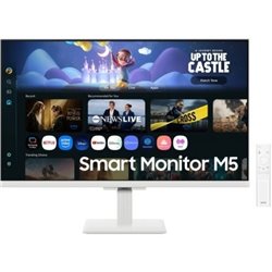 Smart Monitor Samsung M5 S27FM501EU 27"/ Full HD/ Multimedia/ Smart TV/ Blanco