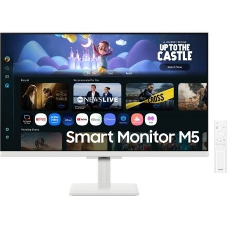 Smart Monitor Samsung M5 S27FM501EU 27"/ Full HD/ Multimedia/ Smart TV/ Blanco