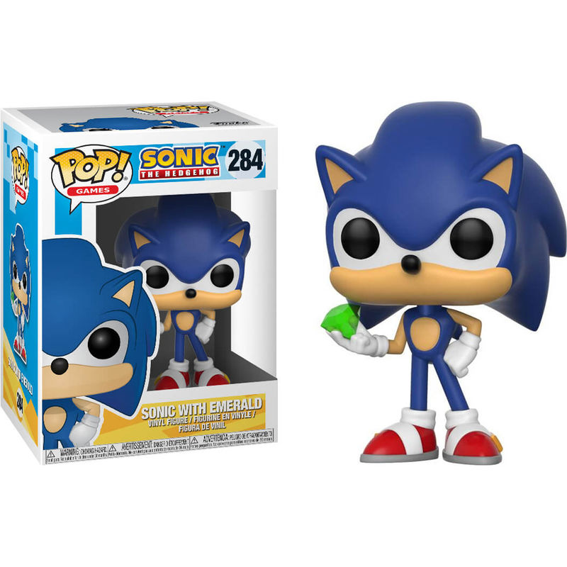 FUNKO POP! SONIC WITH EMERALD - 284