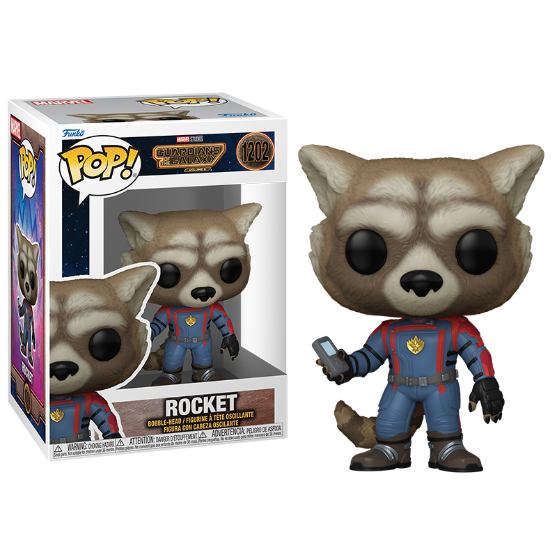 FUNKO POP! ROCKET 1202 - GUARDIANES DE LA GALAXIA 3 MARVEL