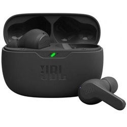 Auriculares Bluetooth JBL Wave Beam con estuche de carga/ Autonom�a 8h/ Negros