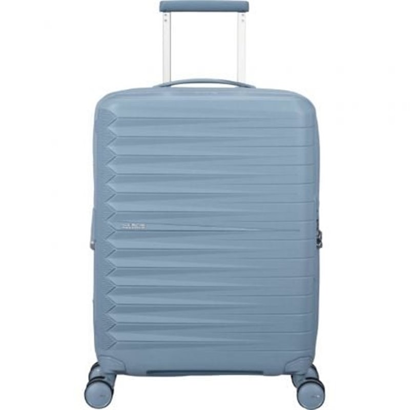 Maleta de Cabina American Tourister FastForward Spinner Expansible 55cm/ 55x40x23cm/ 4 Ruedas/ Azul