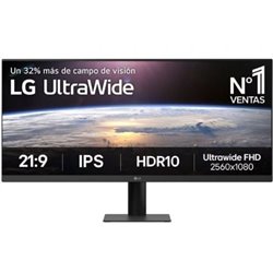 Monitor Profesional Ultrapanor�mico LG UltraWide 34U511A-B 34"/ UWFHD/ Negro